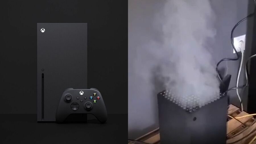 الدخان الخارج من جهاز Xbox Series X مجرد خدعة مزيفة !