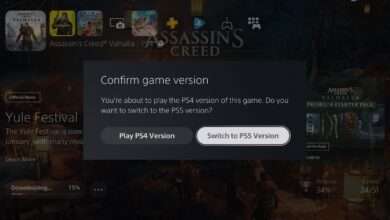 تحديث PlayStation 5 القادم سيخبر المستخدم اذا كانت اللعبة تعمل بنسخة PS4