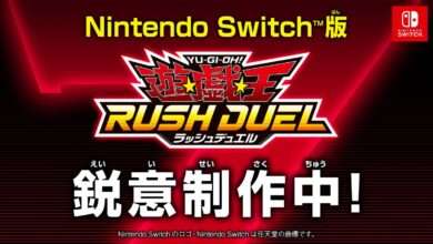 الإعلان عن لعبة Yu-Gi-Oh! Rush Duel قيد التطوير لجهاز Nintendo Switch