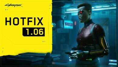 تحديث Hotfix1.06 للعبة CyberPunk 2077 متاح الآن