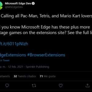 متجر ملحقات متصفح Microsoft Edge يستضيف نسخ ألعاب غير قانونية من Nintendo