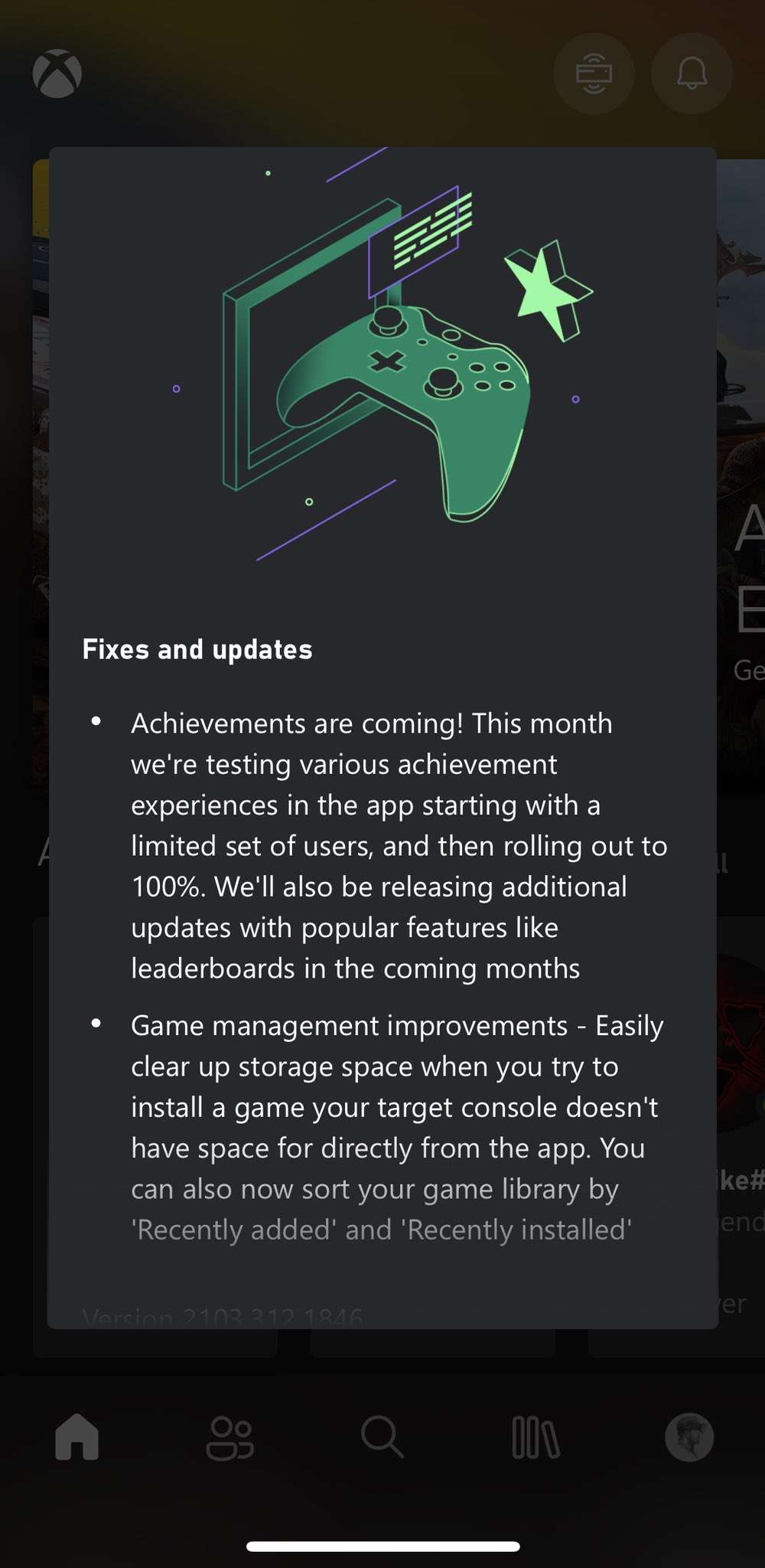 عودة الـ Achievements في برنامج Xbox للأجهزة الذكية