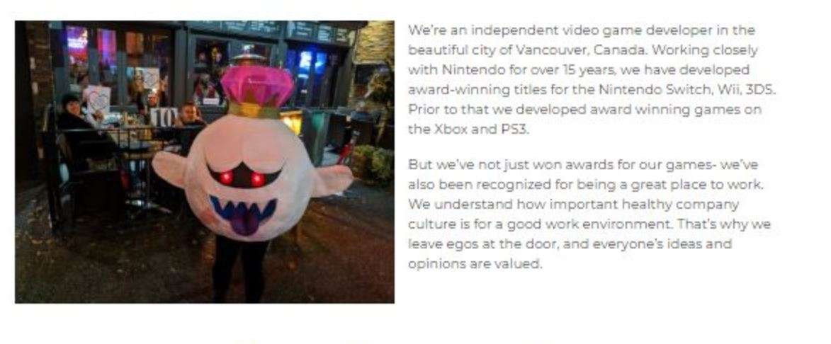 إستيديو Next Level Games يحدث صفحة موقعه