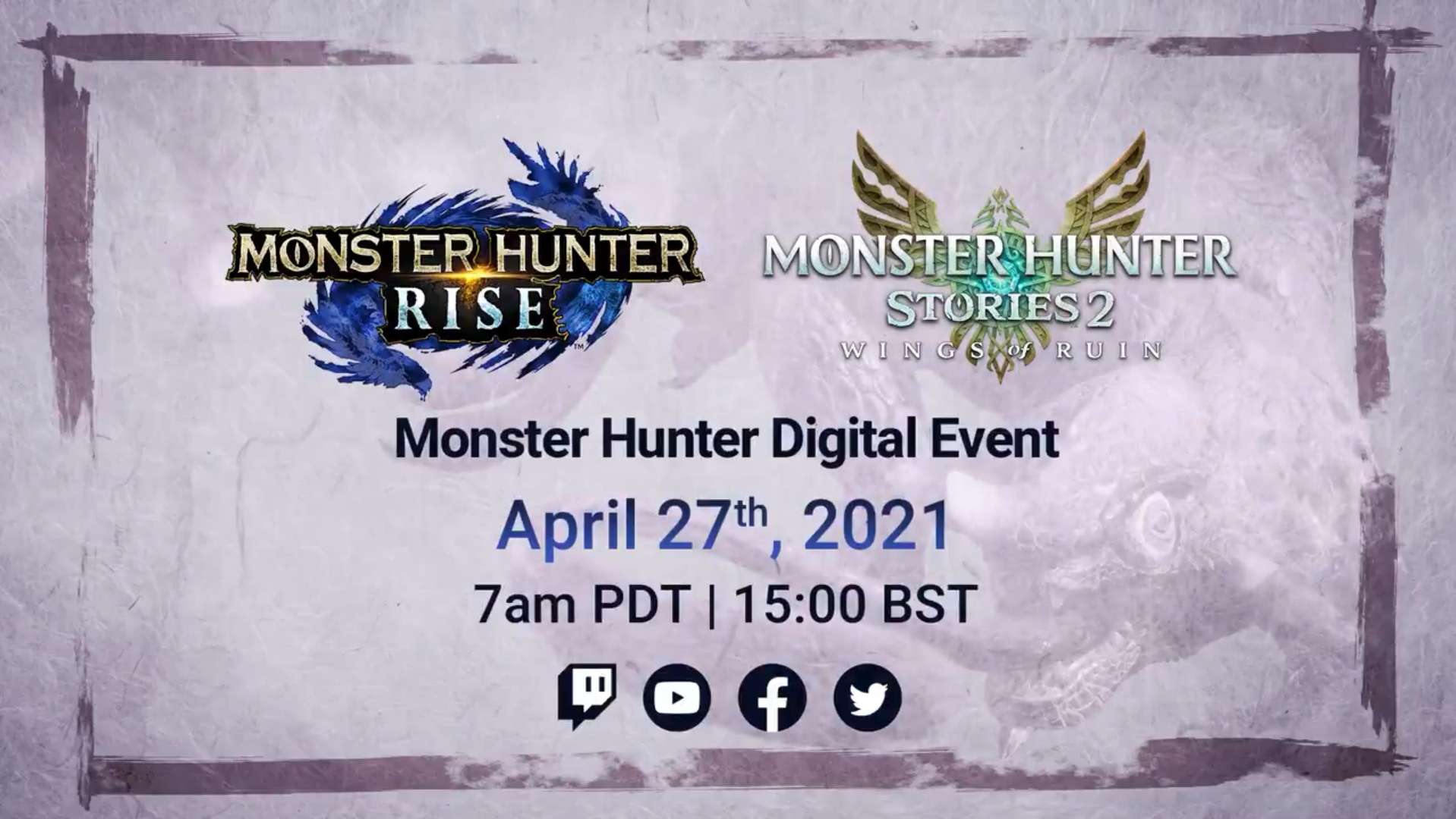 الإعلان عن حدث خاص بلعبة Monster Hunter Rise