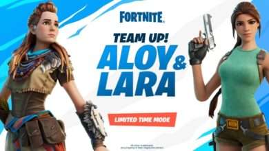 لعبة Fortnite تضيف شخصيتي Lara Croft و Aloy
