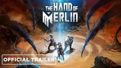 عرض الإعلان عن لعبة The Hand of Merlin