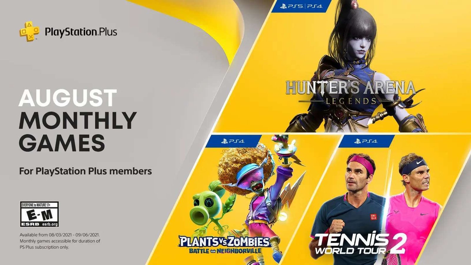 ألعاب خدمة PlayStation Plus المجانية لشهر أغسطس 2021