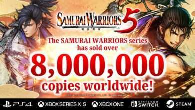 سلسلة Samurai Warriors تتجاوز 8 ملايين نسخة مباعة