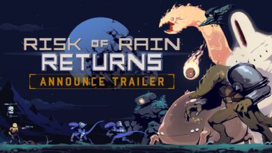 الإعلان على لعبة Risk of Rain Returns