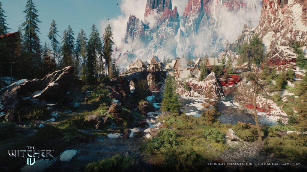 تفاصيل عرض The Witcher 4 التقني