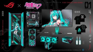 شركة ASUS تكشف النقاب عن مجموعة ROG x Hatsune Miku Edition