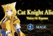 عرض شخصيتي ميتو وأليس الفارسة القط للعبة SWORD ART ONLINE Fractured Daydream
