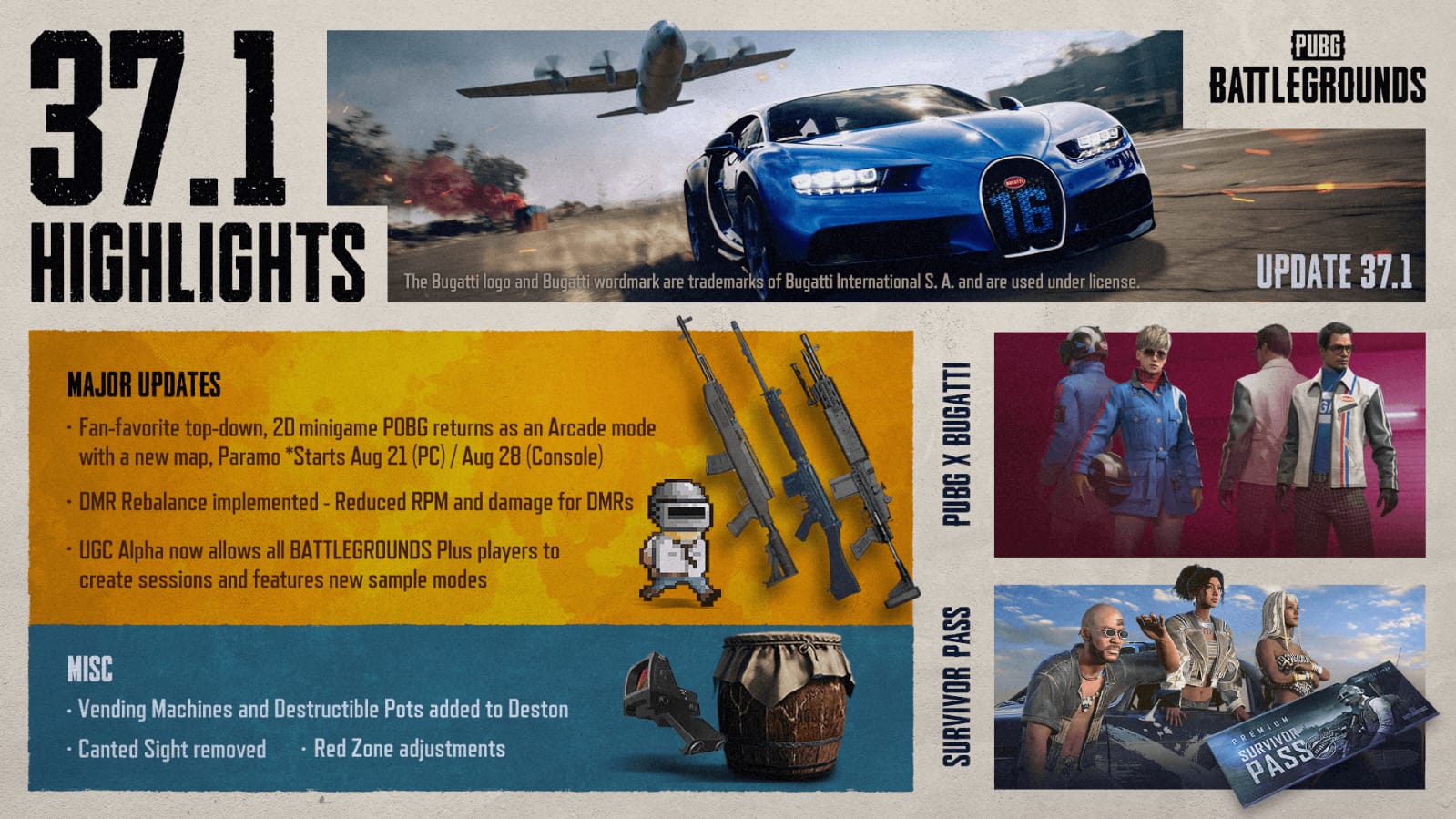 تحديث 37.1 للعبة PUBG: BATTLEGROUNDS أصبح متوفرا