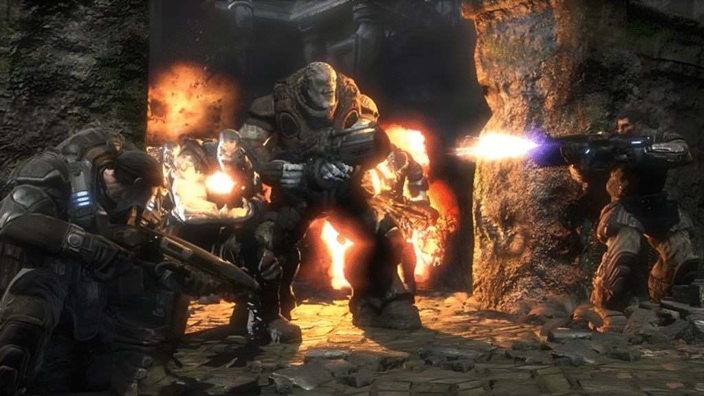 لعبة Gears of War 1 وتأثيرها على صناعة الالعاب