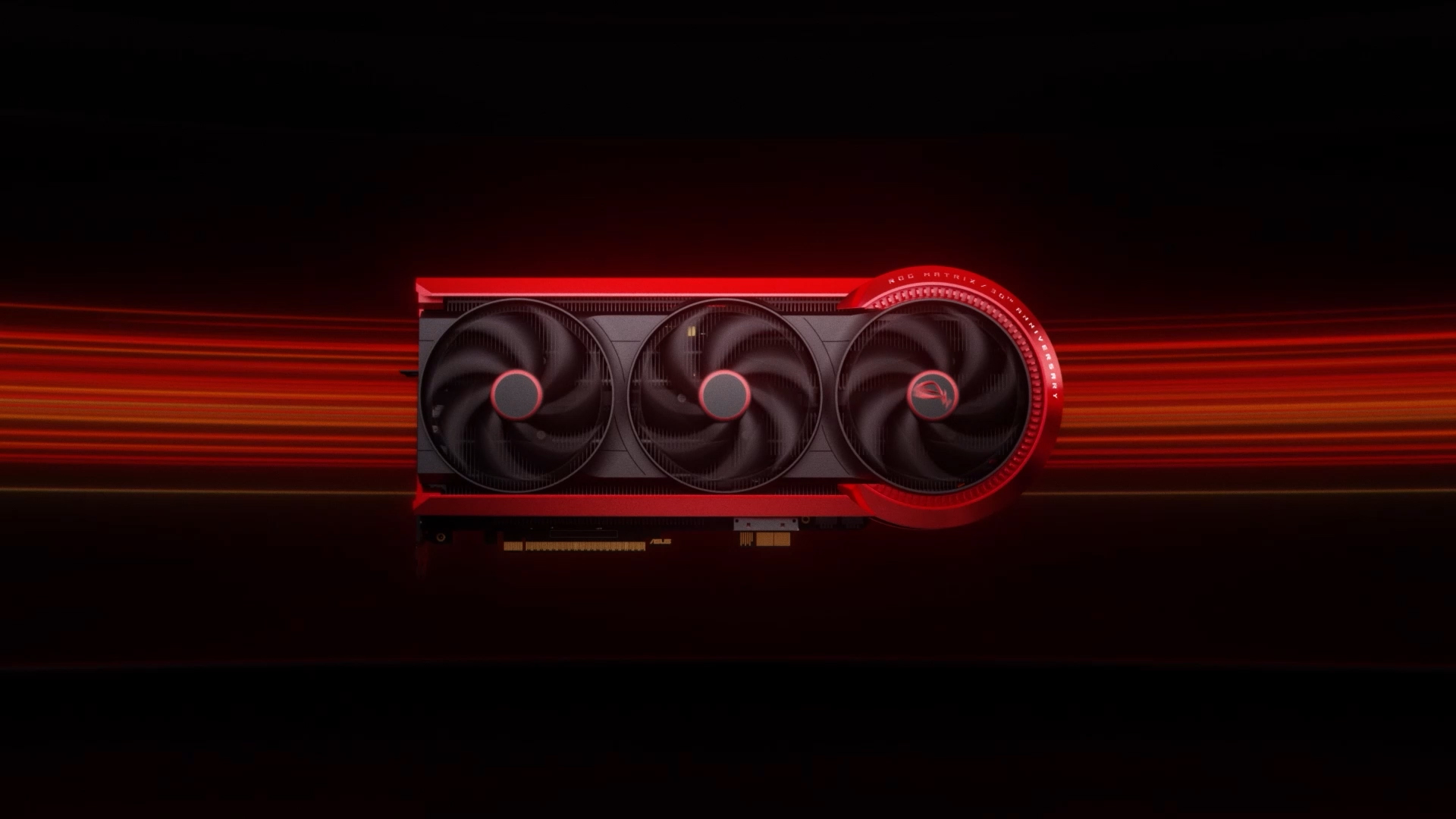 ASUS تكشف عن بطاقة ROG Matrix GeForce RTX™ 5090 نسخة الثلاثين عام 1 ASUS تكشف عن بطاقة ROG Matrix GeForce RTX™ 5090 نسخة الثلاثين عام