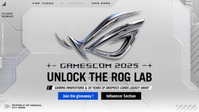 Asus تستضيف فعالية Unlock the ROG Lab خلال معرض Gamescom 2025