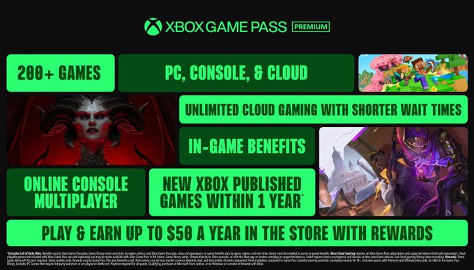 أسعار خدمة Xbox Game Pass لعام 2025