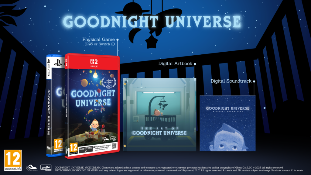 الإصدارات الفيزيائية من لعبة السرد الحائزة على الجوائز Goodnight Universe أصبحت متوفرة الآن