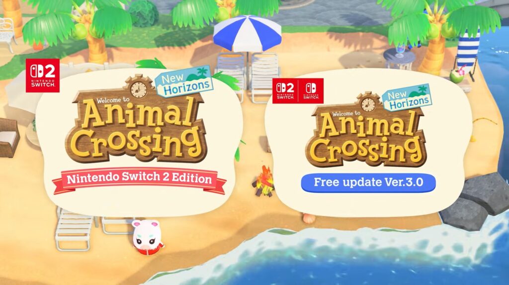 تحديث Nintendo Switch 2 Edition لـAnimal Crossing: New Horizons متوفر الان