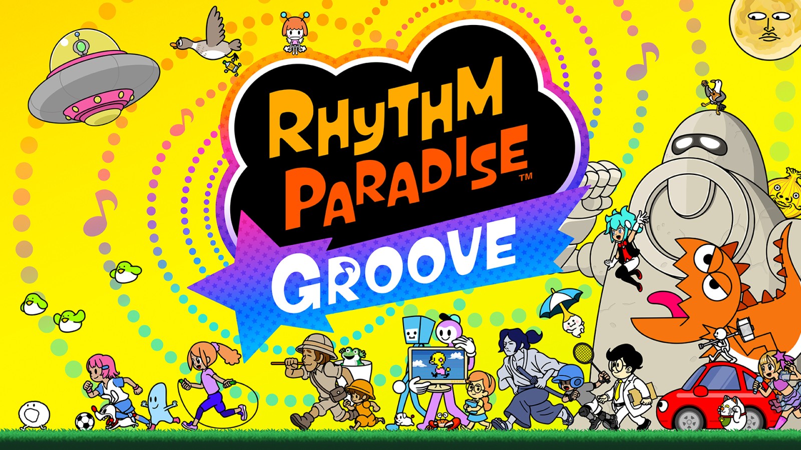 عِش مع الإيقاع في RHYTHM PARADISE GROOVE متوفرة الآن