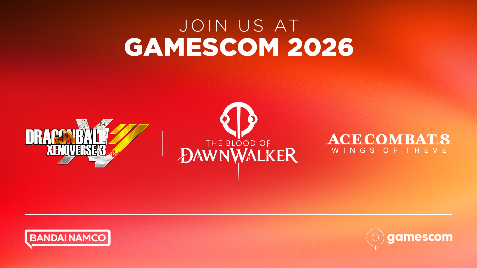 تكشف Bandai Namco Entertainment Europe عن قائمة ألعاب قابلة للتجربة في GAMESCOM 2026
